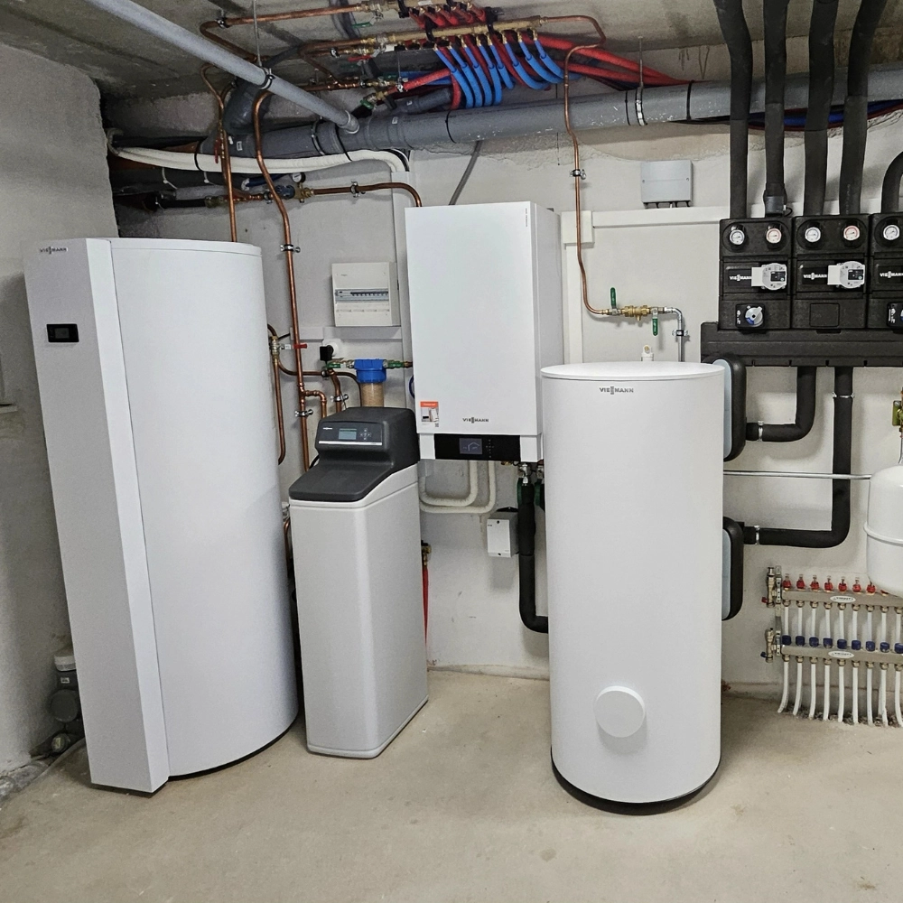 fg chauffage pompe a chaleur air eau split - viessmann - interieur